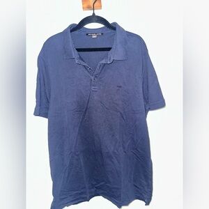 Men's Polo Shirt Navy Blur Preppy Size Large Michael Kors #0511